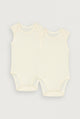 Baby Sleeveless Body 2-pack | Cream