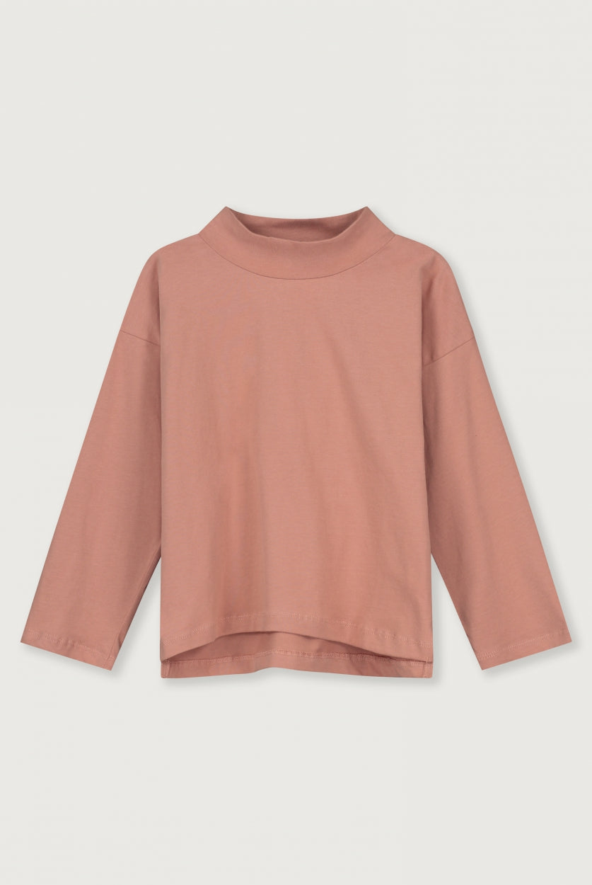 L/S Turtle Neck Tee Rustic Clay