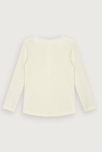 L/S Henley Vest Cream