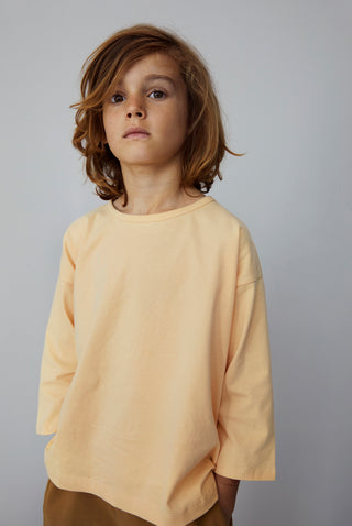 Dropped Shoulder Tee | Apricot