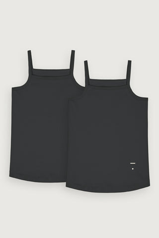 Strap Vest 2-pack | Nearly Black