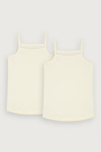Strap Vest 2-pack Cream