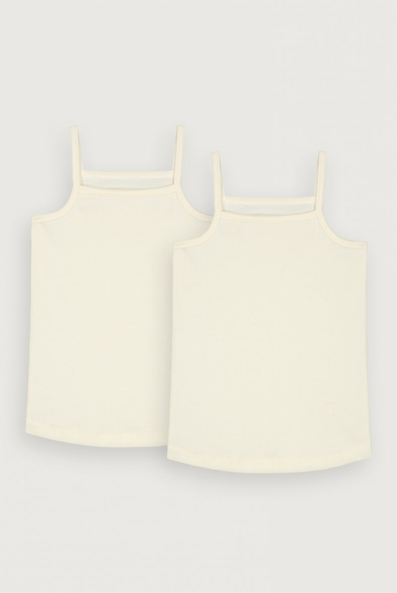 Strap Vest 2-pack Cream