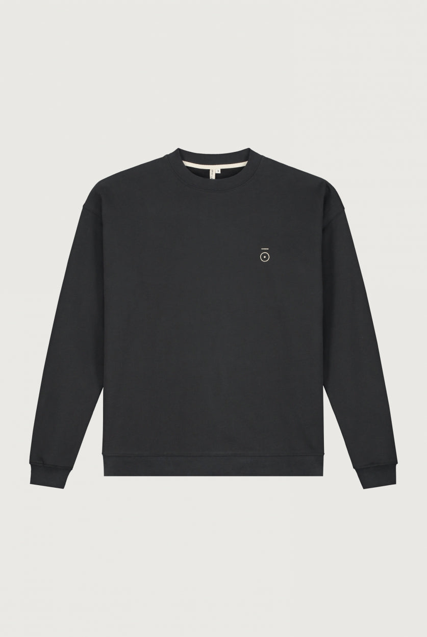 Dropped-Shoulder-Pullover Erwachsene | Nearly Black