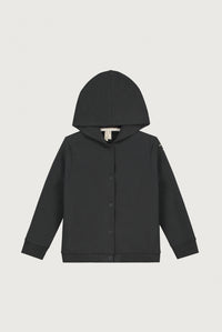Hooded Cardigan | Nearly Black