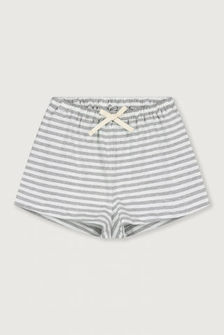 Oversized Shorts | Grey Melange - Off White