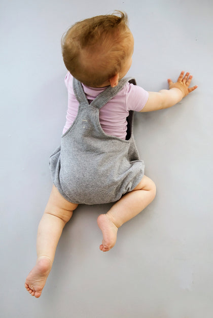 Baby Bloomer Suit | Grey Melange