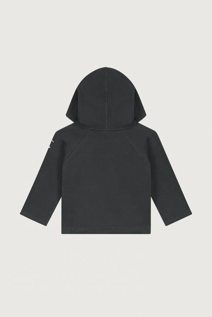 Baby Hooded Cardigan | Nearly Black