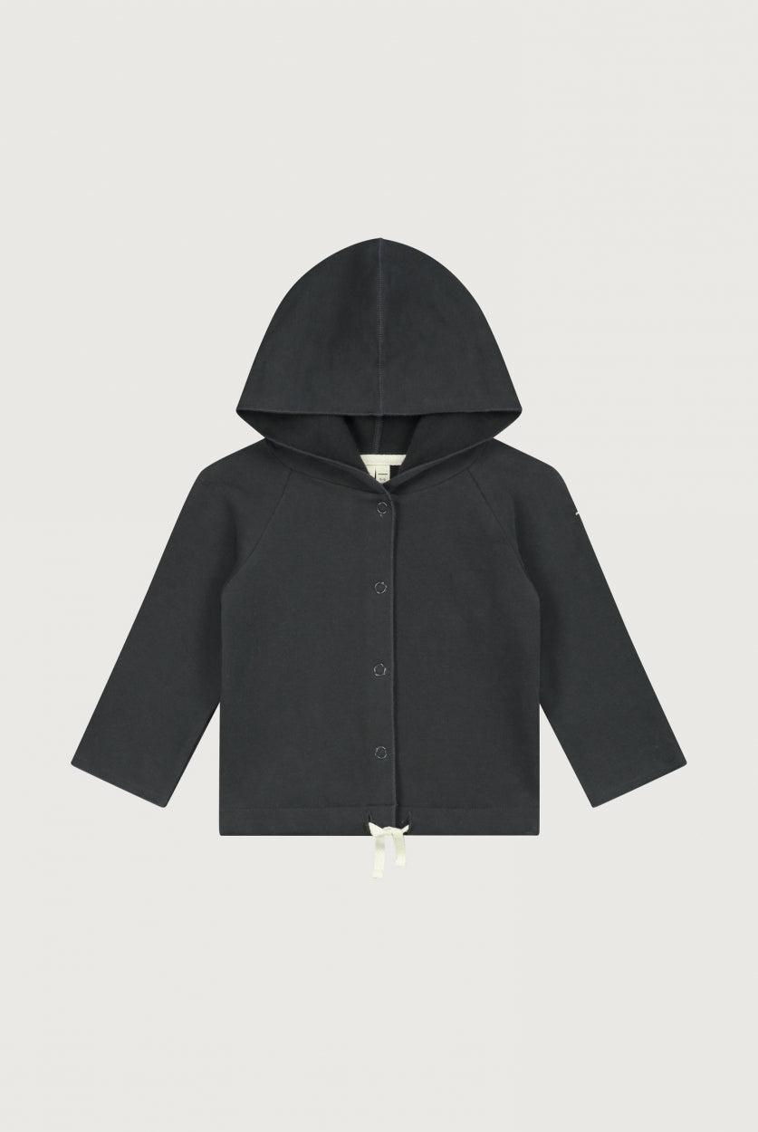 Baby Hooded Cardigan | Nearly Black