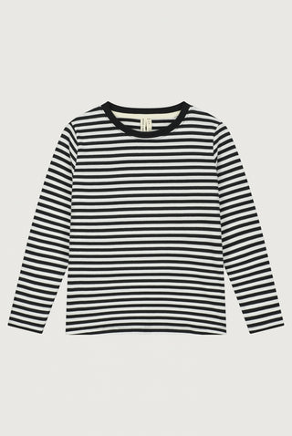 L/S Tee | Nearly Black - Off White
