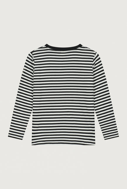 L/S Tee | Nearly Black - Off White